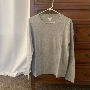 J Crew Gray Teddie Sweater - NWT